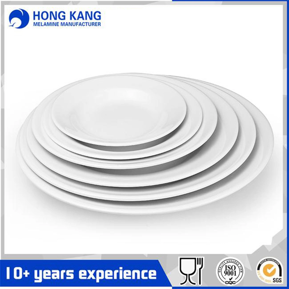 Non-Disposable Safe Melamine Serving Fruit Dessert Plate