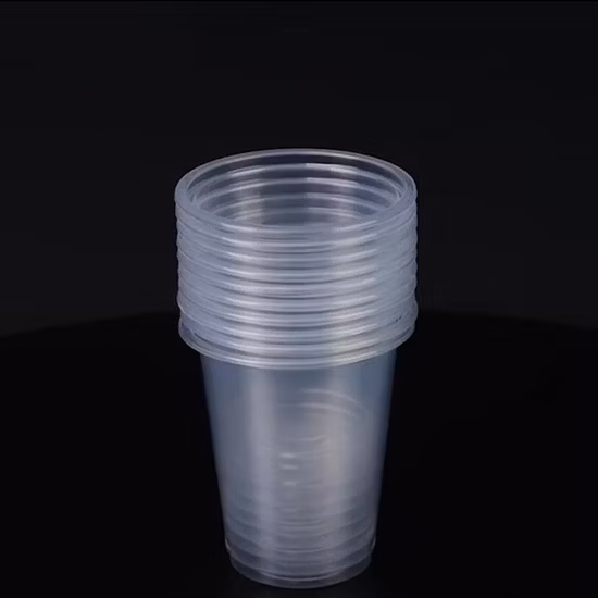 Wholesale Disposable PP Plastic Cup Hot Water Cup with Customized Logo Color for Cold Drink