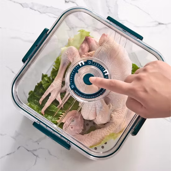 新しいキッチン製品プラスチック食品冷蔵庫オーガナイザー